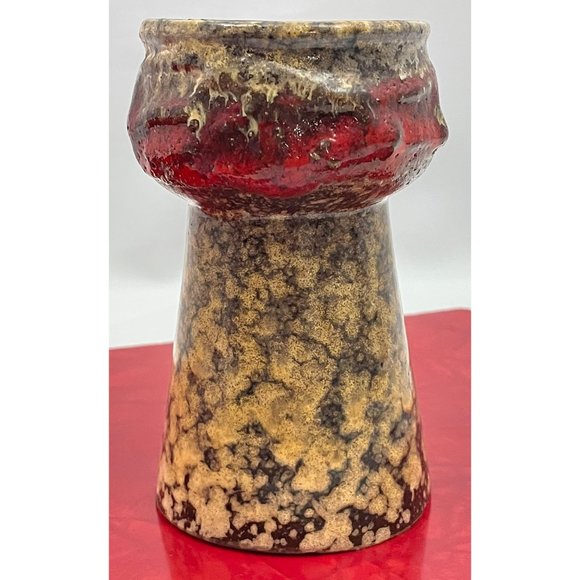 Vintage Strehla candle holder, GDR goblet, vintage pottery, East German pottery - Picture 5 of 9